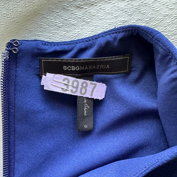 BCBG Maxazria Annabel, Size 0, Deep Royal Blue - Picture 7 of 13